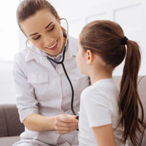 Prominent young pediatrician love doing her job